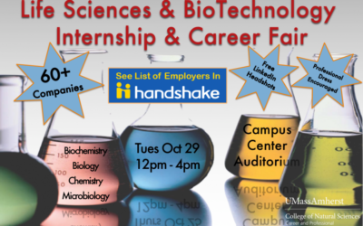Life Sciences and Biotechnology Career Fair – Oct 29, 2019