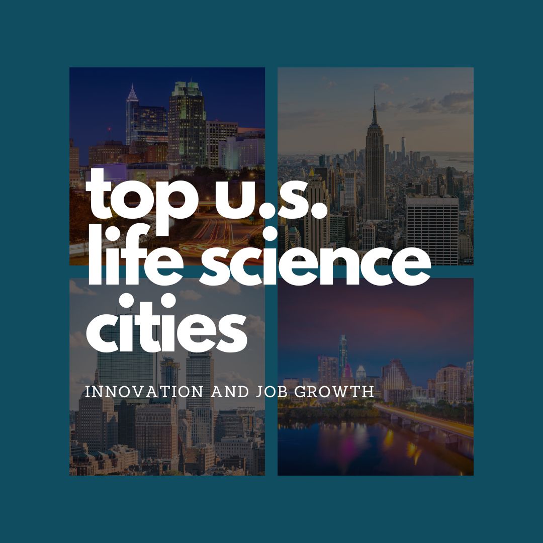 Top science job cities biotech US 2024