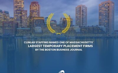 ClinLab Staffing Named One of Massachusetts’ Largest Temporary Placement Firms by the Boston Business Journal