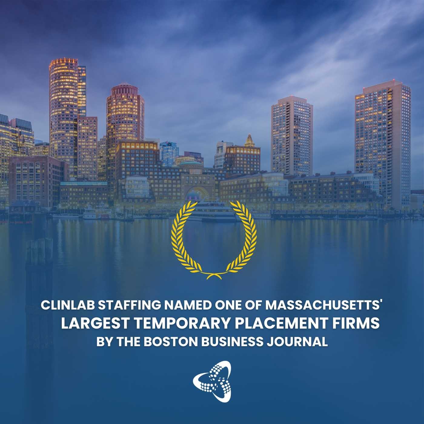 ClinLab Staffing Named One of Massachusetts' Largest Temporary Placement Firms